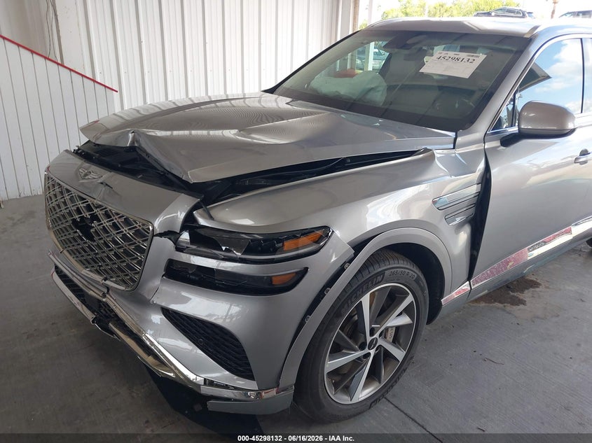 2026 Genesis Gv80 VIN KMUHGESB2TU302037 IAAI salvage auction — FRONT END, Rebuildable (Florida), sold $17,050 on 2026-07-06 (photo 6)