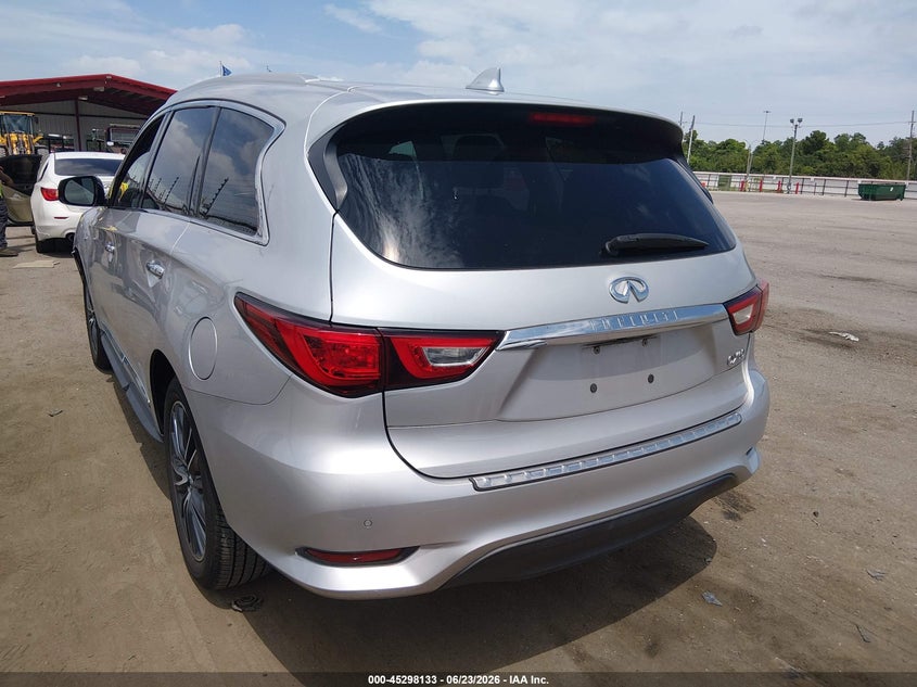 2017 Infiniti Qx60 VIN 5N1DL0MNXHC549502 IAAI salvage auction — FRONT END, Salvage Title, sold $7,200 on 2026-08-17 (photo 3)