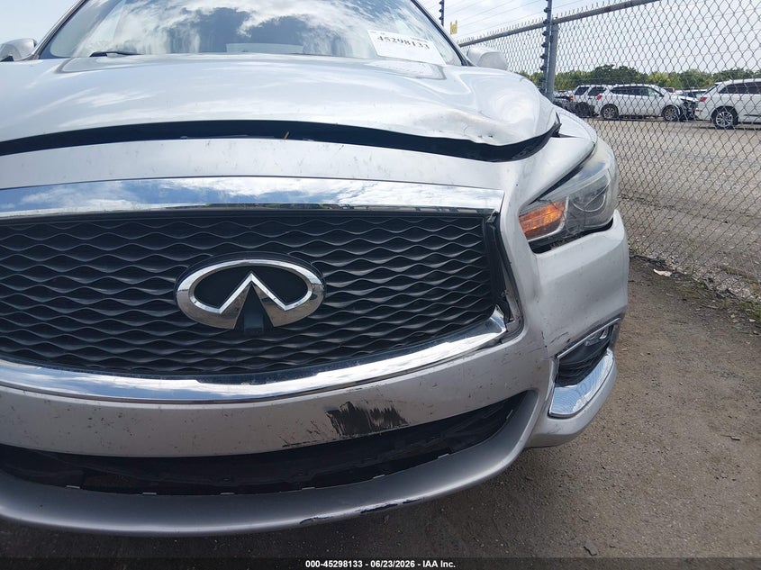 2017 Infiniti Qx60 VIN 5N1DL0MNXHC549502 IAAI salvage auction — FRONT END, Salvage Title, sold $7,200 on 2026-08-17 (photo 6)