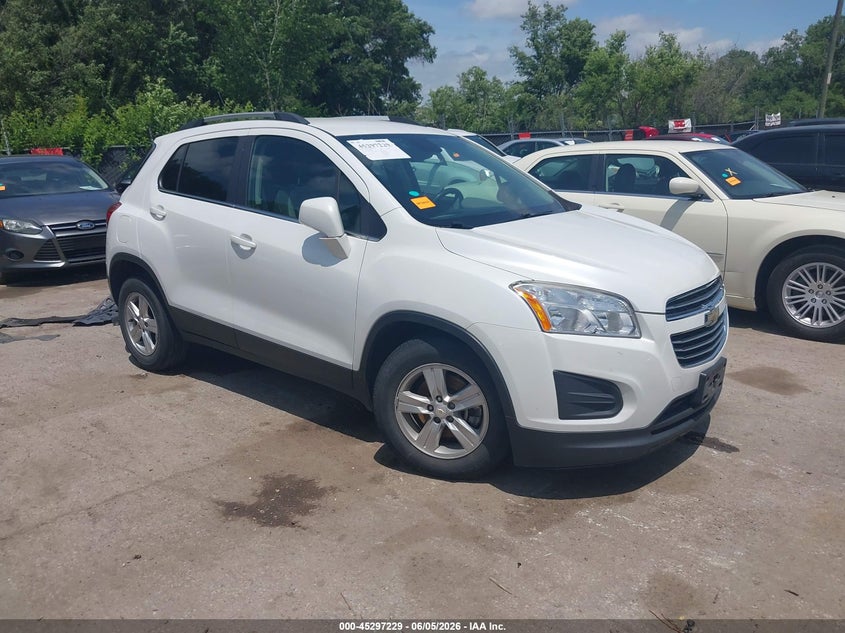 2015 Chevrolet Trax VIN KL7CJLSB8FB230048 IAAI salvage auction — LEFT FRONT, Salvage Title, sold $950 on 2026-07-08 (photo 1)