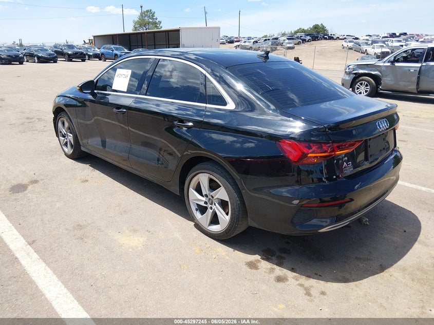 2023 Audi A3 VIN WAUAUDGY8PA084372 IAAI salvage auction — FRONT END, Salvage Title, sold $4,500 on 2026-07-24 (photo 3)