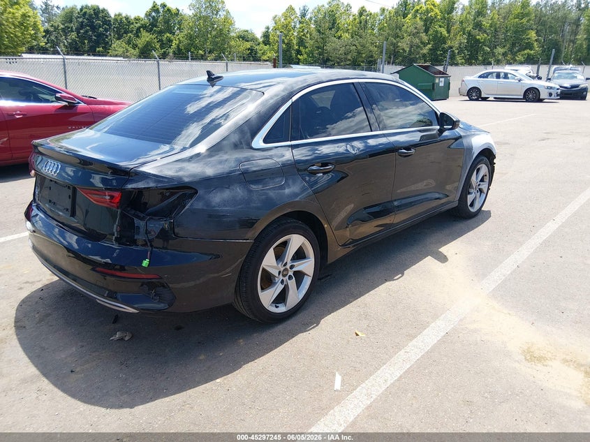 2023 Audi A3 VIN WAUAUDGY8PA084372 IAAI salvage auction — FRONT END, Salvage Title, sold $4,500 on 2026-07-24 (photo 4)