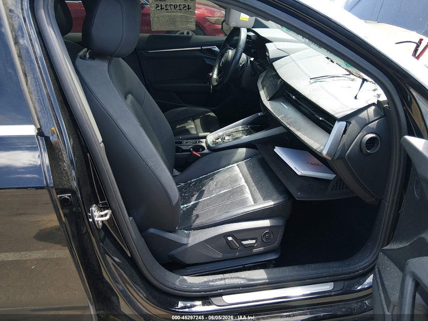 2023 Audi A3 VIN WAUAUDGY8PA084372 IAAI salvage auction — FRONT END, Salvage Title, sold $4,500 on 2026-07-24 (photo 5)