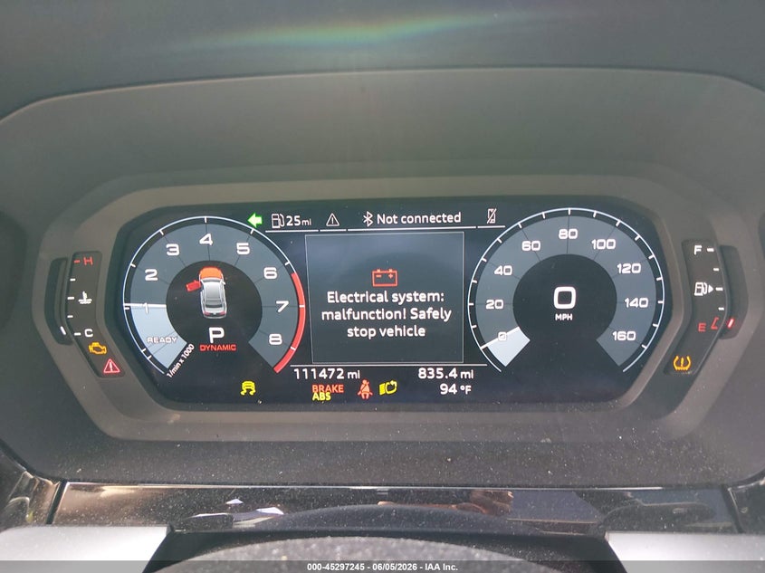 2023 Audi A3 VIN WAUAUDGY8PA084372 IAAI salvage auction — FRONT END, Salvage Title, sold $4,500 on 2026-07-24 (photo 7)