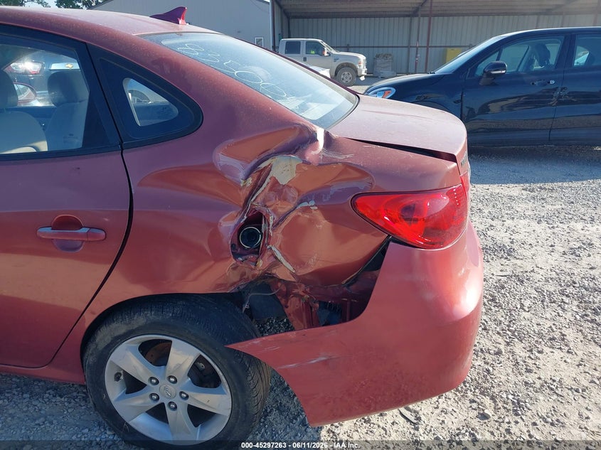 2010 Hyundai Elantra VIN KMHDU4AD2AU835005 IAAI salvage auction — REAR END, Salvage (Ohio), sold $375 on 2026-07-08 (photo 6)