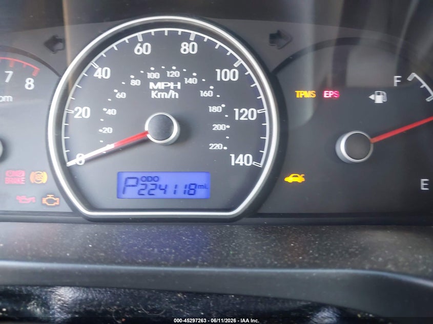 2010 Hyundai Elantra VIN KMHDU4AD2AU835005 IAAI salvage auction — REAR END, Salvage (Ohio), sold $375 on 2026-07-08 (photo 7)