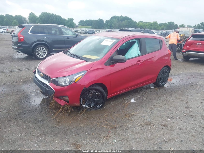 2020 Chevrolet Spark VIN KL8CB6SA9LC455750 IAAI salvage auction — FRONT END, Salvage (Arkansas), sold $425 on 2026-07-22 (photo 2)