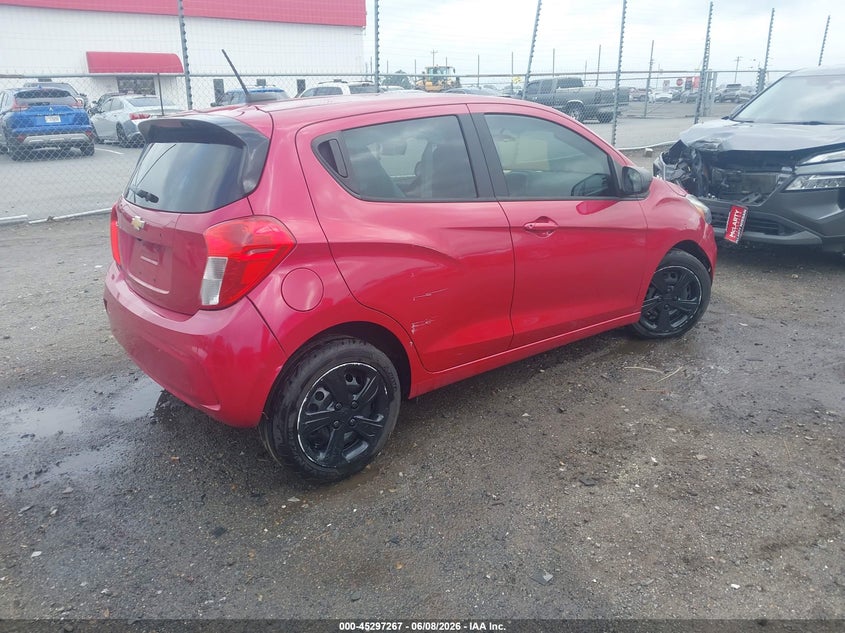 2020 Chevrolet Spark VIN KL8CB6SA9LC455750 IAAI salvage auction — FRONT END, Salvage (Arkansas), sold $425 on 2026-07-22 (photo 4)