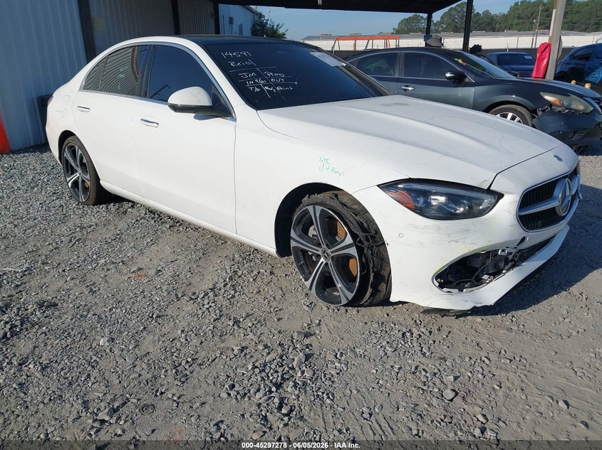 2023 Mercedes-benz C-klasse VIN W1KAF4GB0PR125108 IAAI salvage auction — FRONT END, Salvage Title, sold $16,600 on 2026-07-19 (photo 1)
