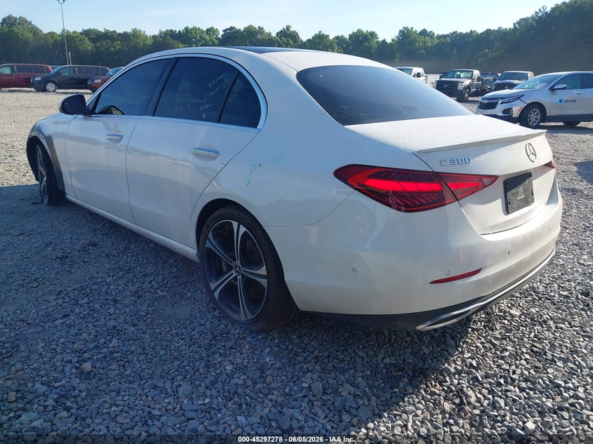 2023 Mercedes-benz C-klasse VIN W1KAF4GB0PR125108 IAAI salvage auction — FRONT END, Salvage Title, sold $16,600 on 2026-07-19 (photo 3)