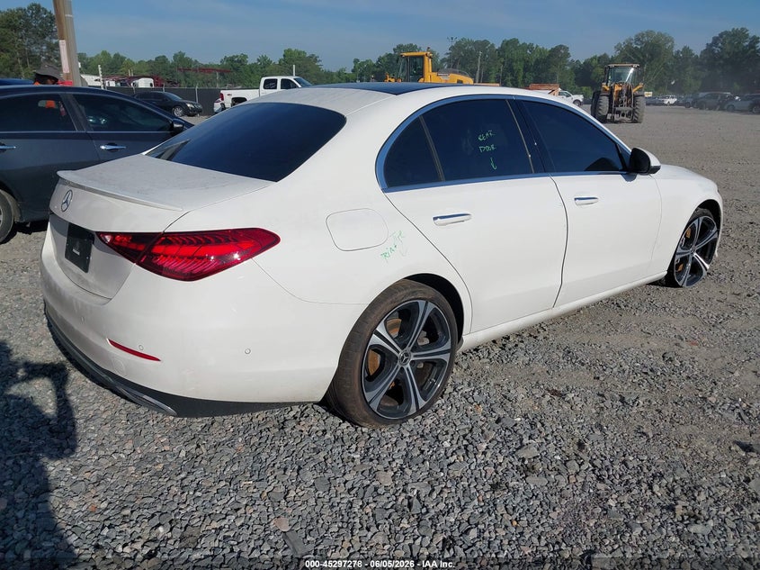 2023 Mercedes-benz C-klasse VIN W1KAF4GB0PR125108 IAAI salvage auction — FRONT END, Salvage Title, sold $16,600 on 2026-07-19 (photo 4)