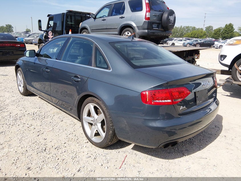 2011 Audi A4 VIN WAUFFAFL5BN047737 IAAI salvage auction — RIGHT SIDE, Salvage (Ohio), sold $950 on 2026-07-08 (photo 3)