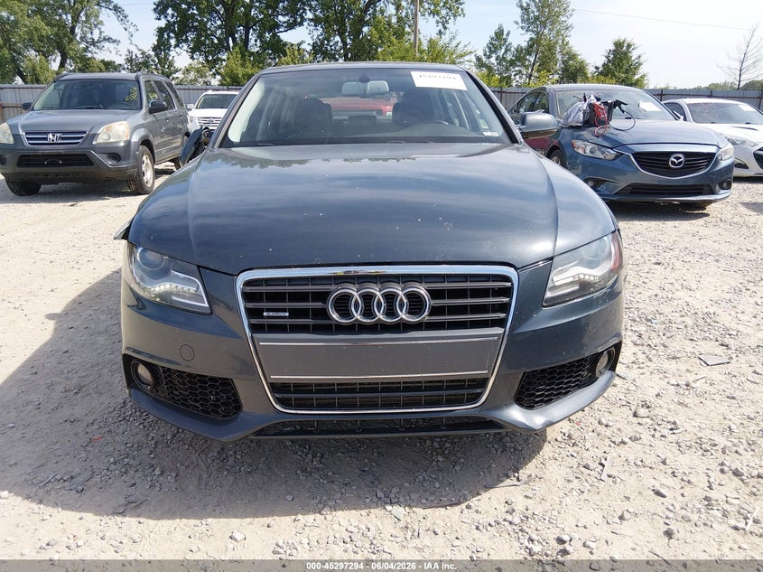 2011 Audi A4 VIN WAUFFAFL5BN047737 IAAI salvage auction — RIGHT SIDE, Salvage (Ohio), sold $950 on 2026-07-08 (photo 6)