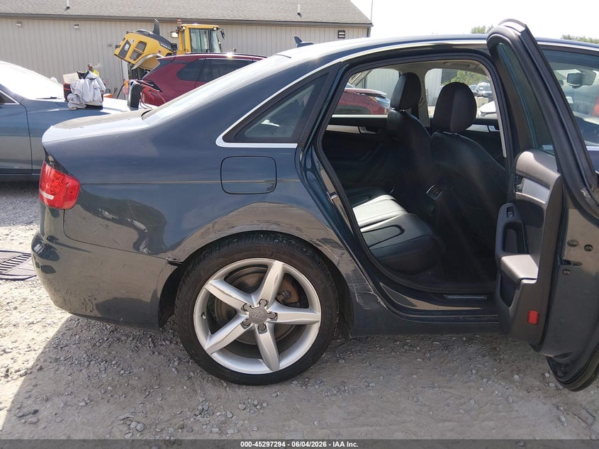2011 Audi A4 VIN WAUFFAFL5BN047737 IAAI salvage auction — RIGHT SIDE, Salvage (Ohio), sold $950 on 2026-07-08 (photo 8)