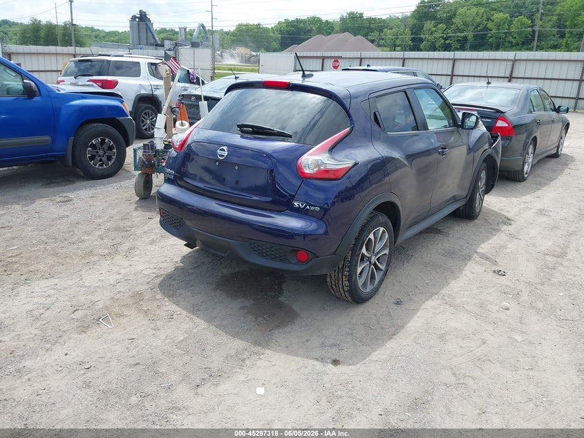 2017 Nissan Juke VIN JN8AF5MV6HT754170 IAAI salvage auction — FRONT END, Salvage (Iowa), sold $800 on 2026-07-29 (photo 4)