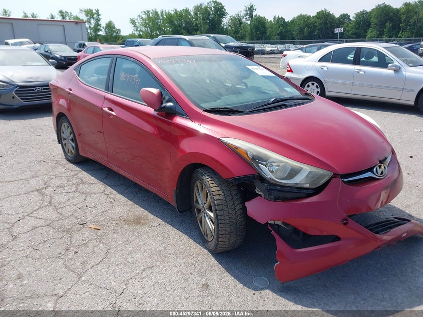 2016 Hyundai Elantra VIN KMHDH4AE6GU518205 IAAI salvage auction — FRONT END, Salvage Title, sold $375 on 2026-07-07 (photo 1)