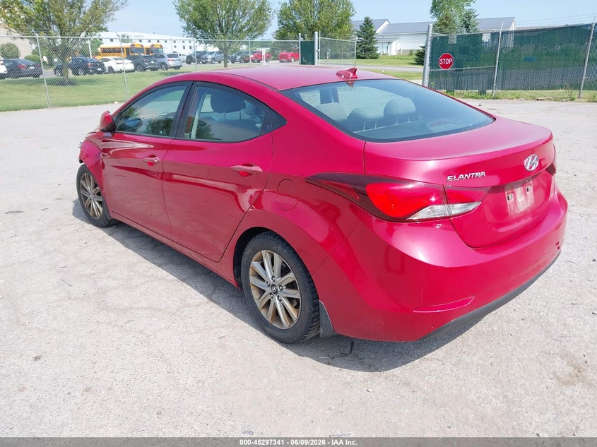 2016 Hyundai Elantra VIN KMHDH4AE6GU518205 IAAI salvage auction — FRONT END, Salvage Title, sold $375 on 2026-07-07 (photo 3)