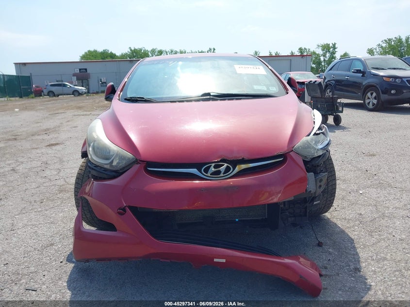 2016 Hyundai Elantra VIN KMHDH4AE6GU518205 IAAI salvage auction — FRONT END, Salvage Title, sold $375 on 2026-07-07 (photo 6)