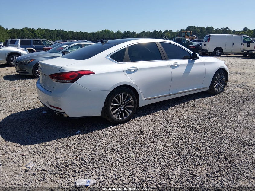 2015 Hyundai Genesis VIN KMHGN4JE9FU089968 IAAI salvage auction — FRONT END, Salvage Title, sold $1,750 on 2026-07-21 (photo 4)