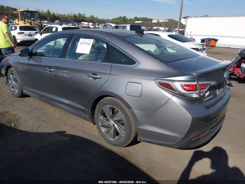 2017 Hyundai Sonata VIN KMHE34L11HA057222 IAAI salvage auction — FRONT END, Salvage (Pennsylvania), sold $1,525 on 2026-07-28 (photo 3)