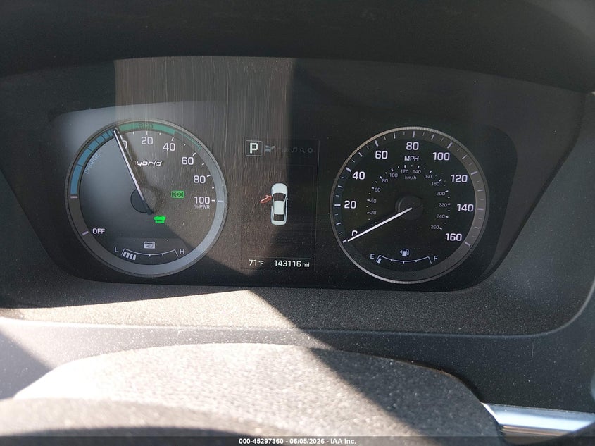 2017 Hyundai Sonata VIN KMHE34L11HA057222 IAAI salvage auction — FRONT END, Salvage (Pennsylvania), sold $1,525 on 2026-07-28 (photo 7)