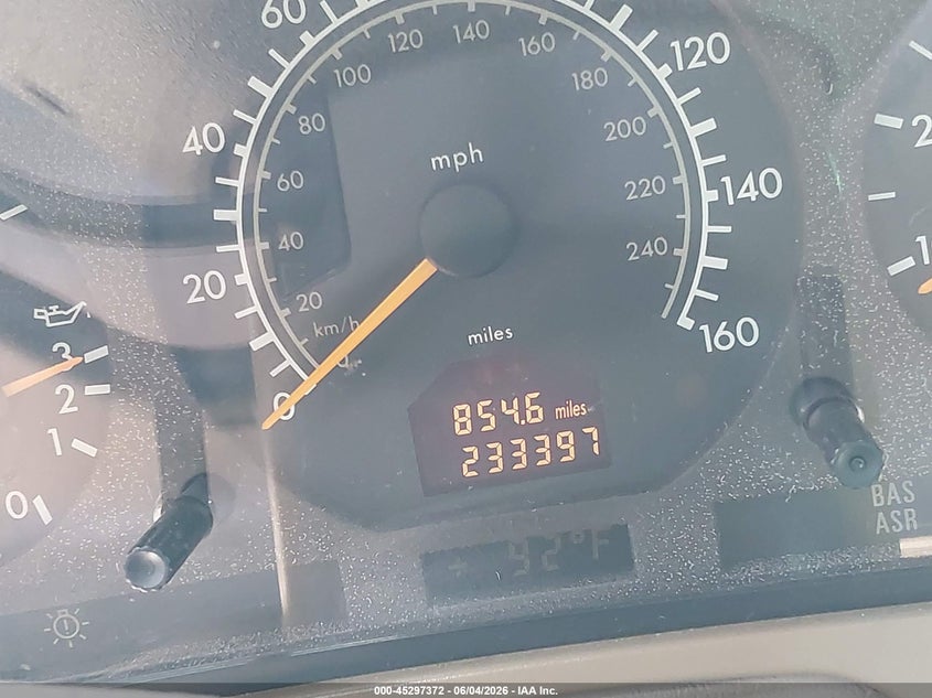 1999 Mercedes-benz S class VIN WDBGA32G9XA412430 IAAI salvage auction — ROOF, Salvage (Georgia), sold $400 on 2026-07-14 (photo 7)