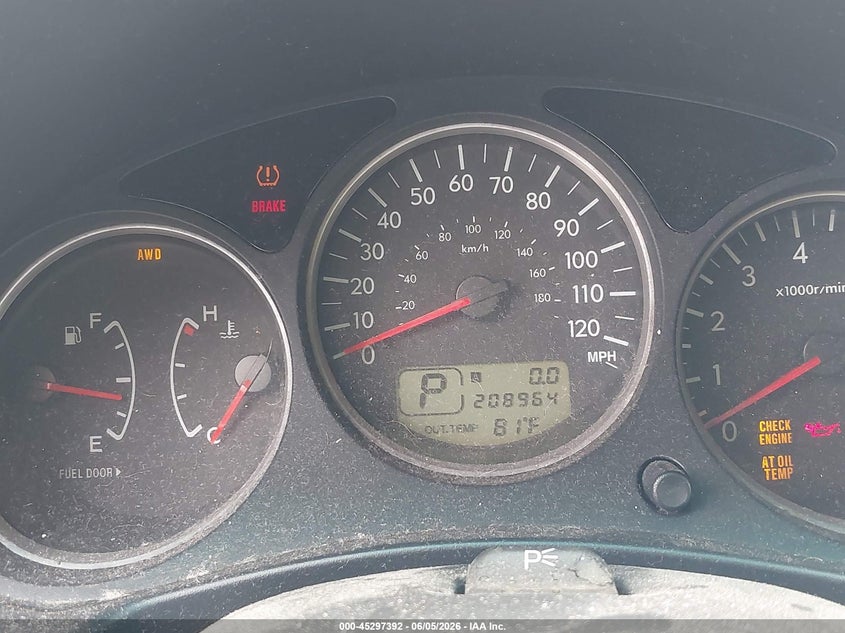 2008 Subaru Forester VIN JF1SG63658H719089 IAAI salvage auction — NORMAL WEAR, Original (Texas), sold $225 on 2026-07-09 (photo 7)