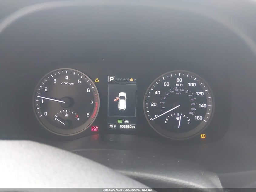 2017 Hyundai Tucson VIN KM8J3CA24HU351247 IAAI salvage auction — FRONT END, Salvage Title, sold $3,650 on 2026-07-27 (photo 7)