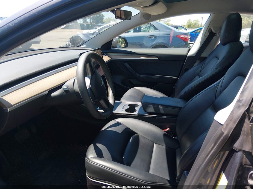 2023 Tesla Model 3 VIN 5YJ3E1EA2PF469351 IAAI salvage auction — RIGHT SIDE, Salvage (New Jersey), sold $9,700 on 2026-07-16 (photo 5)