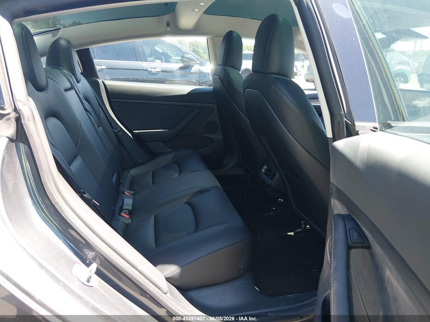 2023 Tesla Model 3 VIN 5YJ3E1EA2PF469351 IAAI salvage auction — RIGHT SIDE, Salvage (New Jersey), sold $9,700 on 2026-07-16 (photo 8)