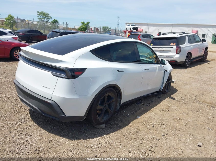 2026 Tesla Model y VIN 7SAYGDEE9TF358636 IAAI salvage auction — FRONT END, Salvage Title, sold $13,600 on 2026-07-23 (photo 4)
