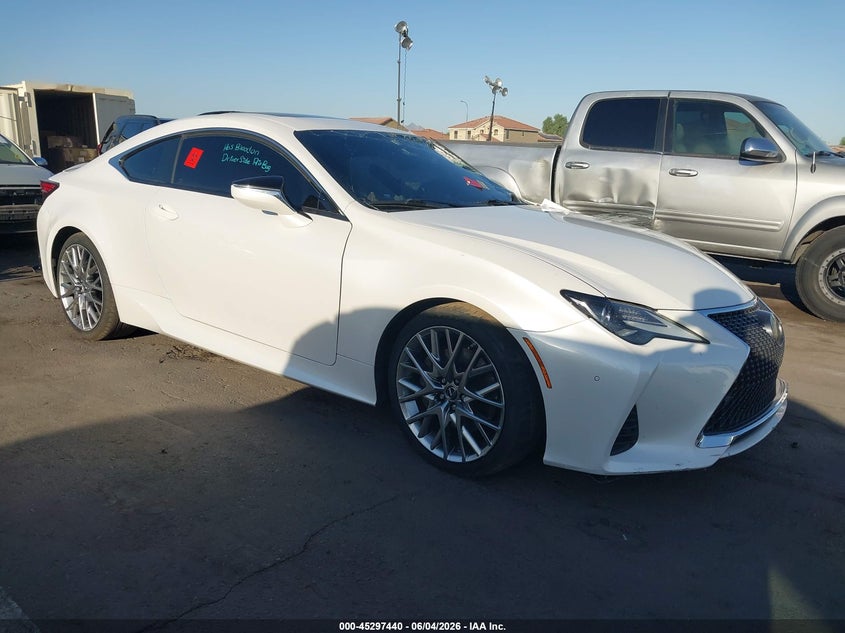 2019 Lexus Rc VIN JTHHA5BC6K5009309 IAAI salvage auction — LEFT SIDE, Salvage Title, sold $3,350 on 2026-07-21 (photo 1)