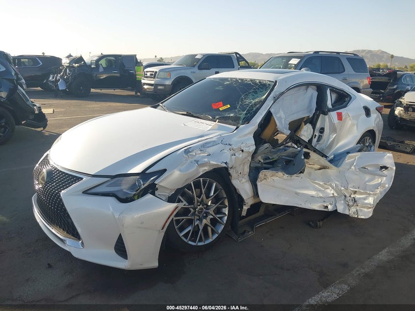 2019 Lexus Rc VIN JTHHA5BC6K5009309 IAAI salvage auction — LEFT SIDE, Salvage Title, sold $3,350 on 2026-07-21 (photo 2)