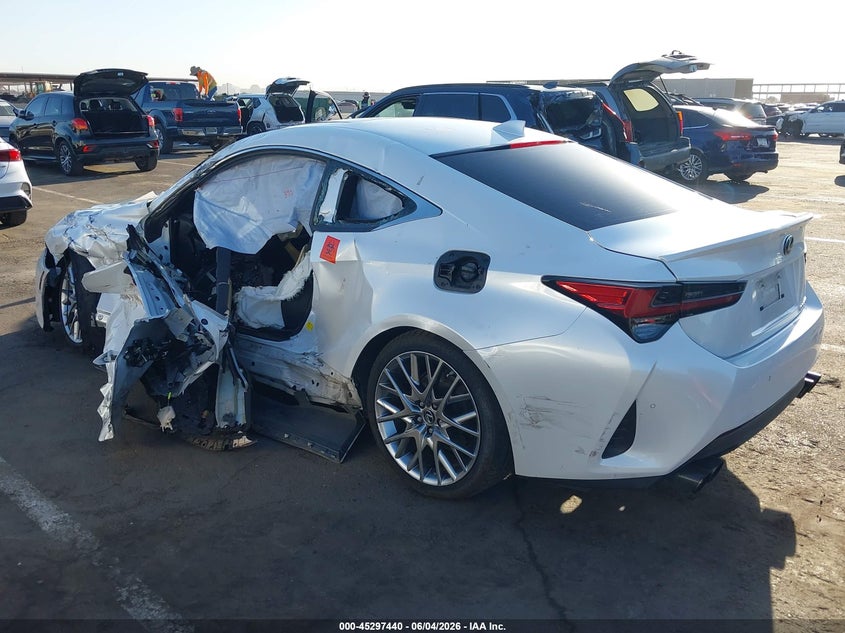 2019 Lexus Rc VIN JTHHA5BC6K5009309 IAAI salvage auction — LEFT SIDE, Salvage Title, sold $3,350 on 2026-07-21 (photo 3)