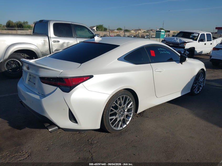 2019 Lexus Rc VIN JTHHA5BC6K5009309 IAAI salvage auction — LEFT SIDE, Salvage Title, sold $3,350 on 2026-07-21 (photo 4)