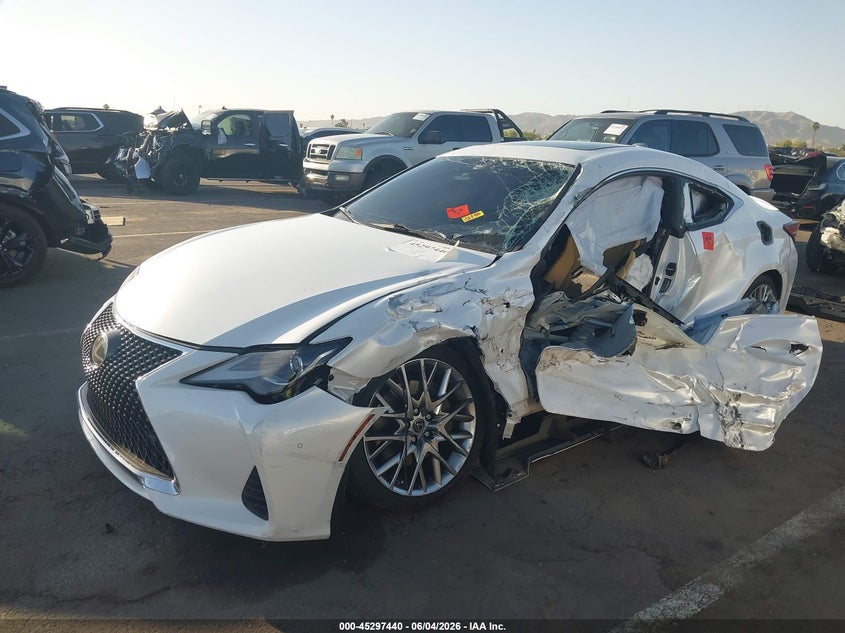 2019 Lexus Rc VIN JTHHA5BC6K5009309 IAAI salvage auction — LEFT SIDE, Salvage Title, sold $3,350 on 2026-07-21 (photo 6)
