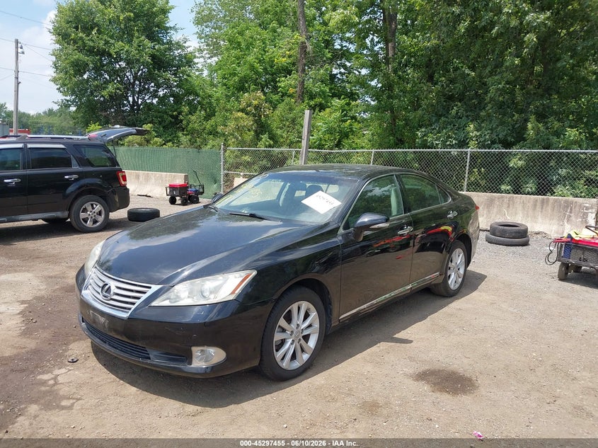 2010 Lexus ES VIN JTHBK1EG8A2357056 IAAI salvage auction — RIGHT REAR, Salvage - Greater Than 75% (Maryland), sold $1,050 on 2026-07-22 (photo 2)
