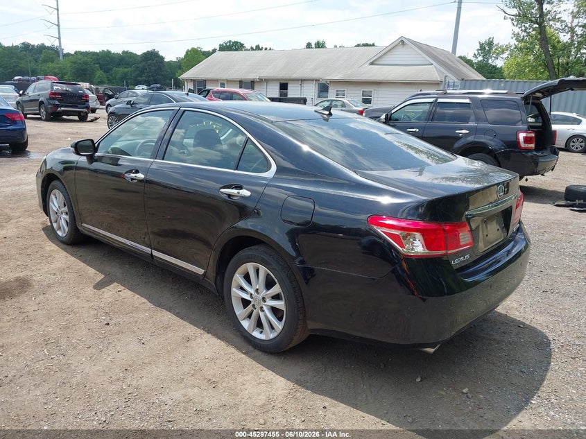 2010 Lexus ES VIN JTHBK1EG8A2357056 IAAI salvage auction — RIGHT REAR, Salvage - Greater Than 75% (Maryland), sold $1,050 on 2026-07-22 (photo 3)