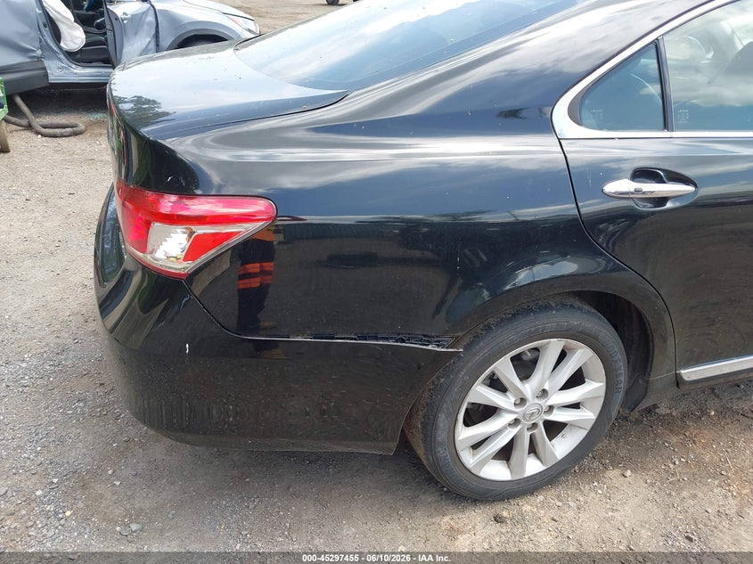 2010 Lexus ES VIN JTHBK1EG8A2357056 IAAI salvage auction — RIGHT REAR, Salvage - Greater Than 75% (Maryland), sold $1,050 on 2026-07-22 (photo 6)