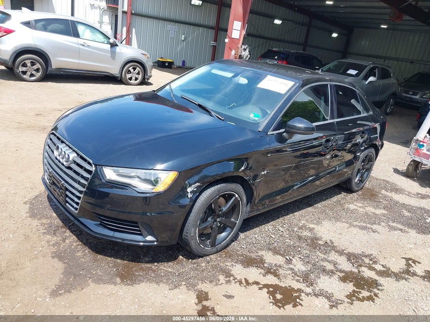 2015 Audi A3 VIN WAUBFGFFXF1011440 IAAI salvage auction — LEFT SIDE, Clear (Virginia), sold $1,450 on 2026-07-23 (photo 2)