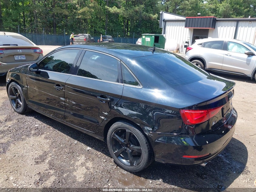 2015 Audi A3 VIN WAUBFGFFXF1011440 IAAI salvage auction — LEFT SIDE, Clear (Virginia), sold $1,450 on 2026-07-23 (photo 3)