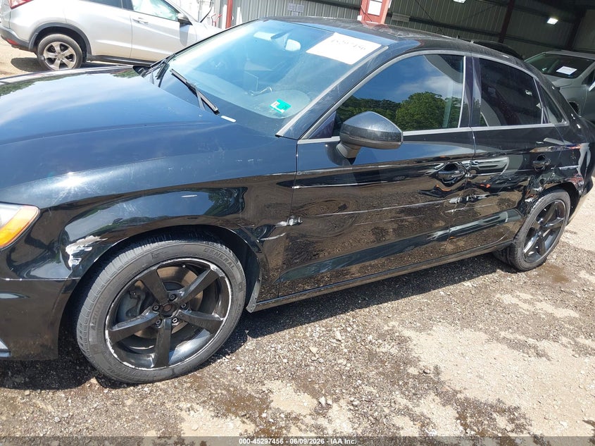 2015 Audi A3 VIN WAUBFGFFXF1011440 IAAI salvage auction — LEFT SIDE, Clear (Virginia), sold $1,450 on 2026-07-23 (photo 6)