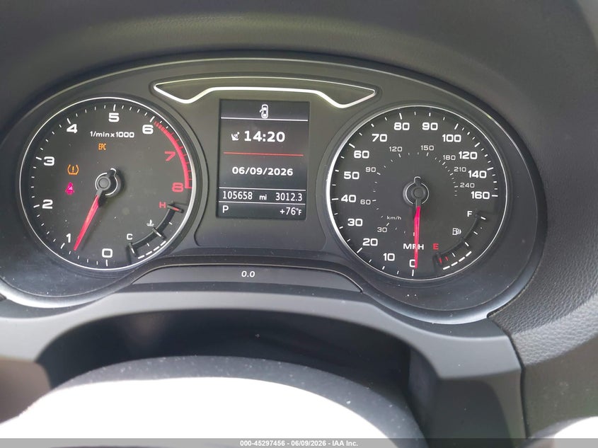 2015 Audi A3 VIN WAUBFGFFXF1011440 IAAI salvage auction — LEFT SIDE, Clear (Virginia), sold $1,450 on 2026-07-23 (photo 7)