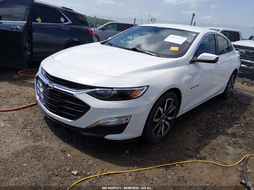 2023 Chevrolet Malibu VIN 1G1ZG5ST7PF140974 IAAI salvage auction — HAIL, Salvage Title, sold $7,500 on 2026-07-21 (photo 2)