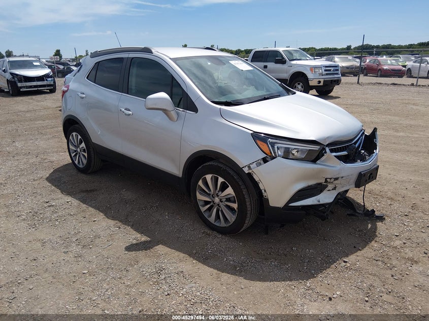 2020 Buick Encore VIN KL4CJASB2LB352272 IAAI salvage auction — FRONT END, Salvage Title, sold $1,350 on 2026-07-22 (photo 1)