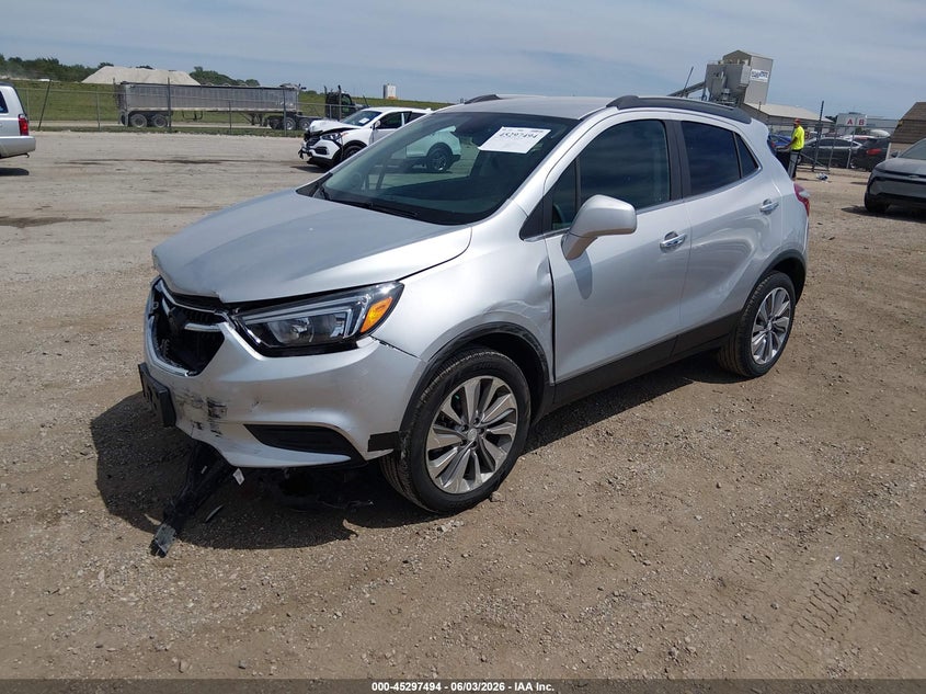 2020 Buick Encore VIN KL4CJASB2LB352272 IAAI salvage auction — FRONT END, Salvage Title, sold $1,350 on 2026-07-22 (photo 2)