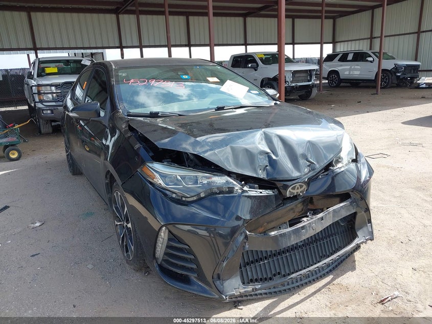 2019 Toyota Corolla VIN 5YFBURHE3KP948001 IAAI salvage auction — BIOHAZARD/CHEMICAL, Salvage Title, sold $2,800 on 2026-07-18 (photo 1)