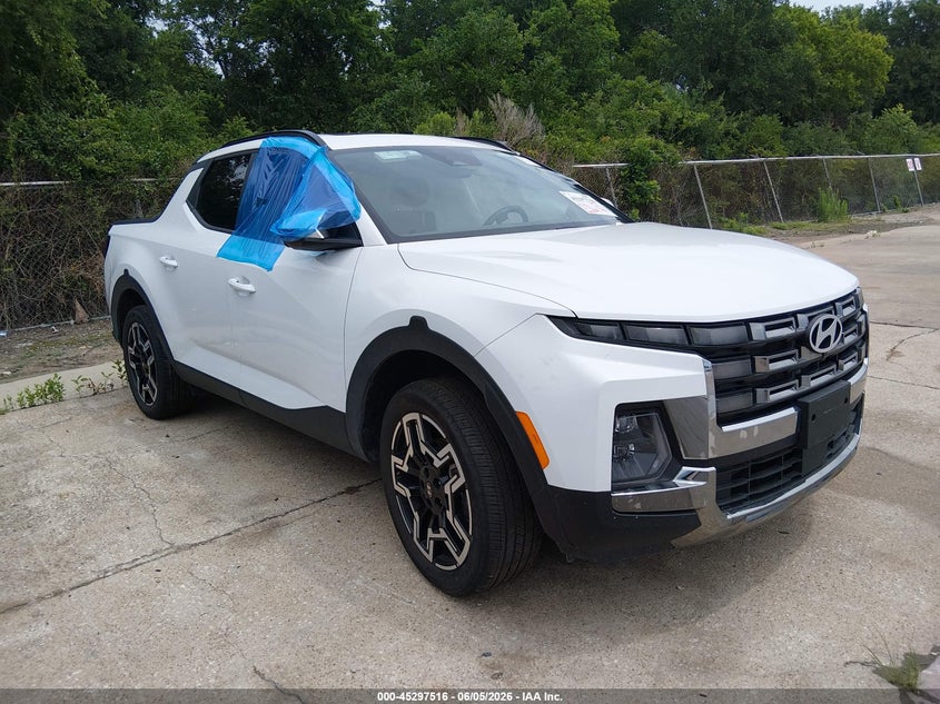 2025 Hyundai Santa cruz VIN 5NTJEDDFXSH154282 IAAI salvage auction — LEFT SIDE, Salvage (Texas), sold $9,600 on 2026-07-13 (photo 1)