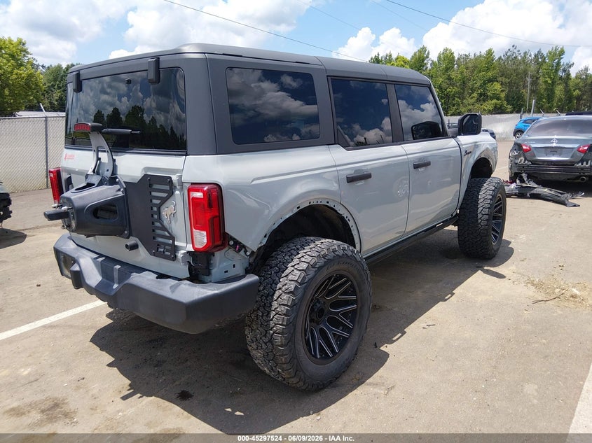 2021 Ford Bronco VIN 1FMDE5BH4MLB07149 IAAI salvage auction — RIGHT SIDE, Salvage Title, sold $14,700 on 2026-07-25 (photo 4)
