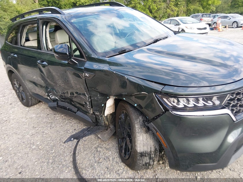 2022 Kia Sorento VIN 5XYRLDLC7NG139880 IAAI salvage auction — RIGHT SIDE, Salvage Title, sold $8,750 on 2026-07-07 (photo 6)